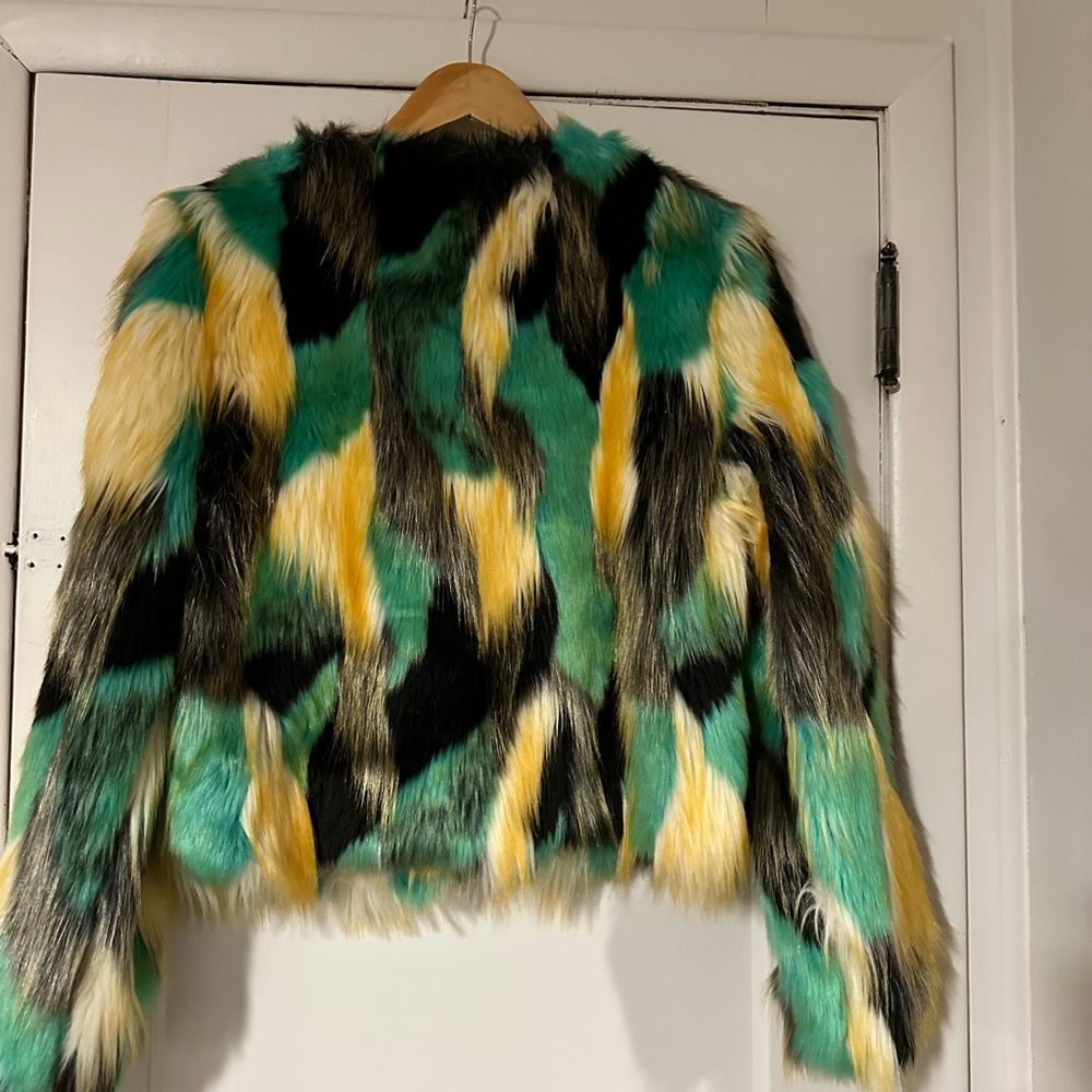 Multi Color Faux Fur - Picture 3 of 3